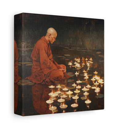 Whispering Flames Canvas Print