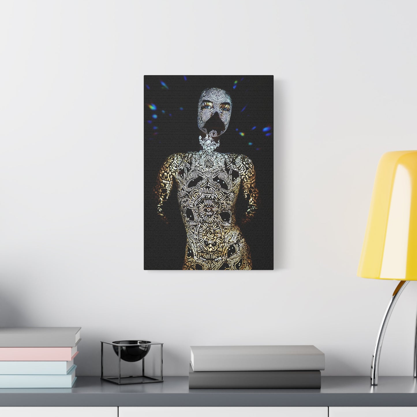 The Lurking Glyphs Canvas Print