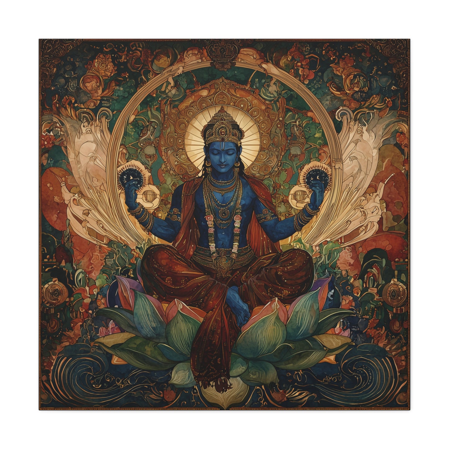 Tales of the Divine Canvas Print