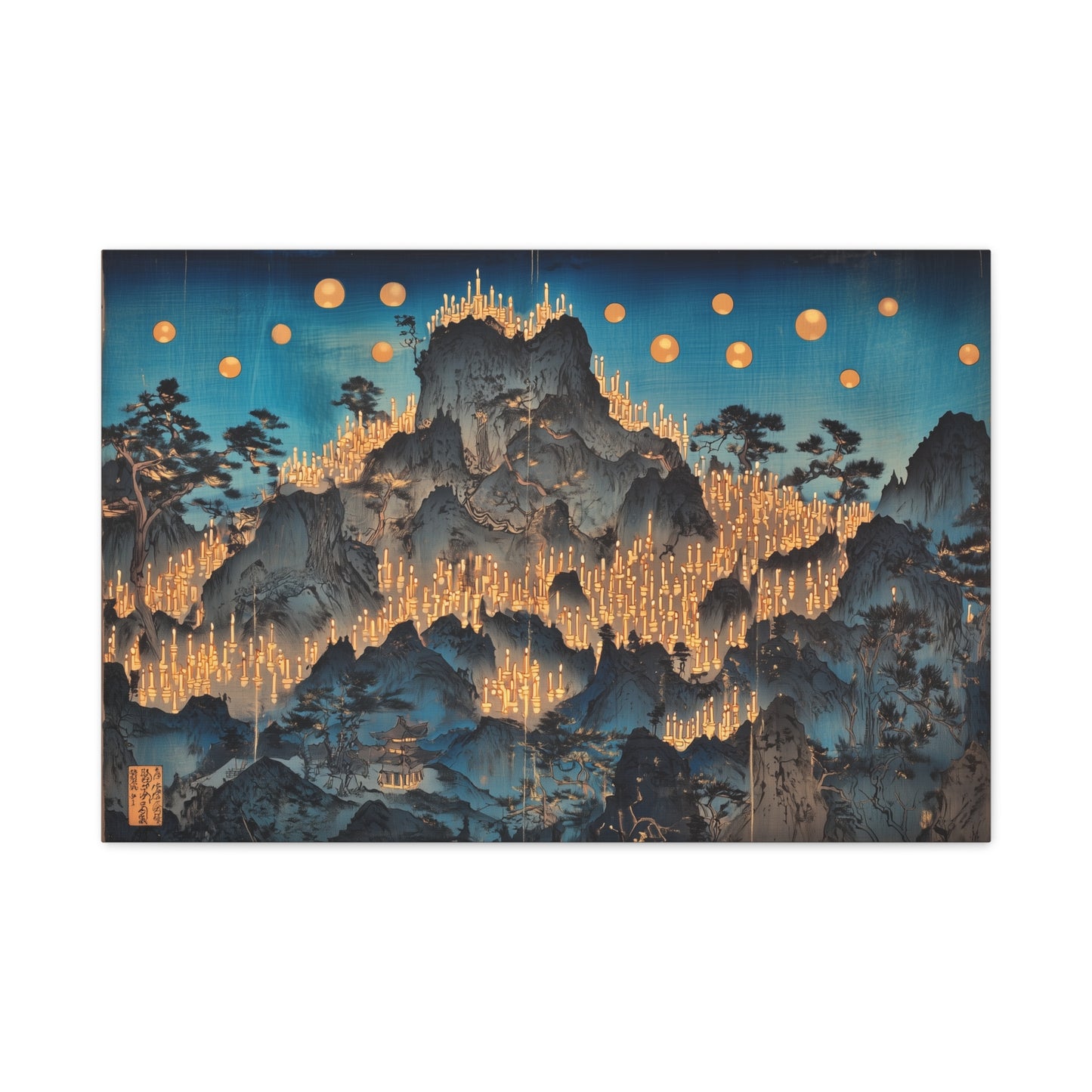 Lanterns of Twilight Canvas Print