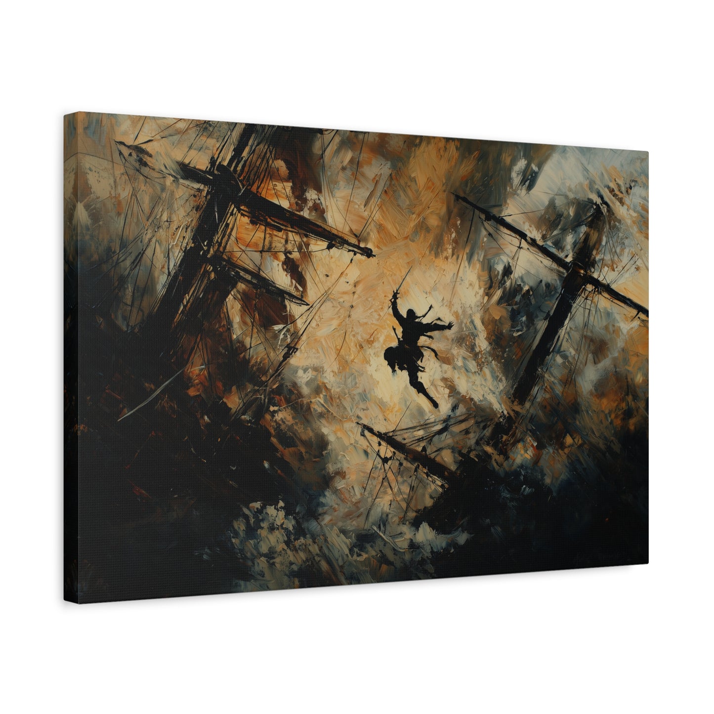 Storm and Steel Canvas Print