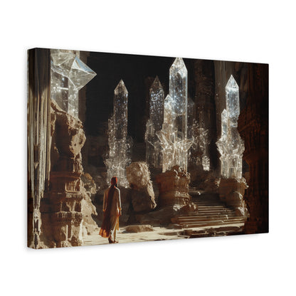 The Luminescent Cavern Canvas Print