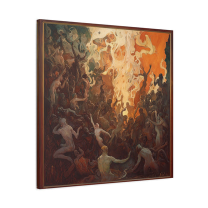 Flame's Whisper Canvas Print