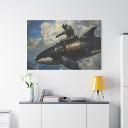 Whale-Rider’s Quest Canvas Print