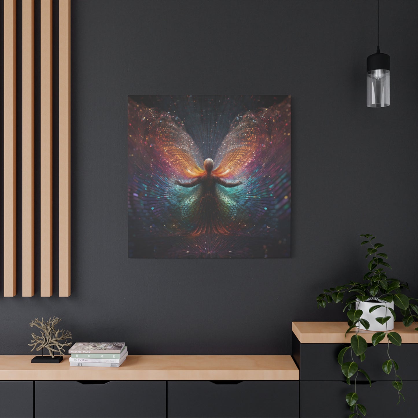 The Cosmic Unveiling Canvas Print