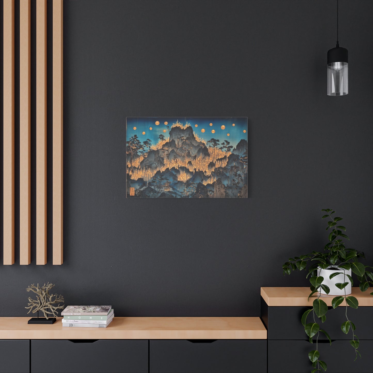 Lanterns of Twilight Canvas Print