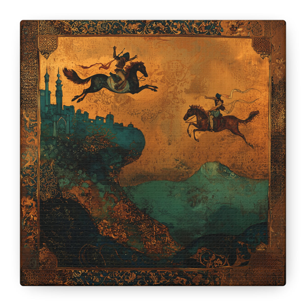 Riders of the Dream Canvas Print