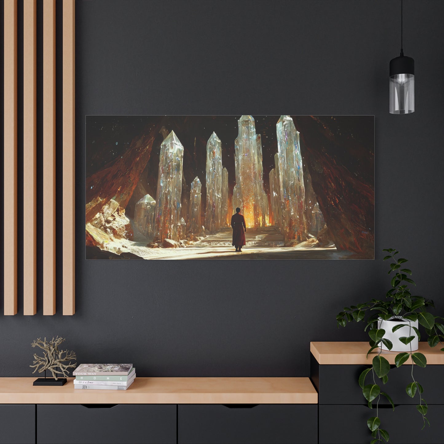 Shards of Starlight Canvas Print