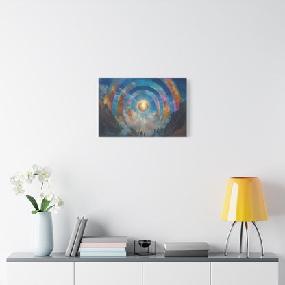 Rings of Light Canvas Print