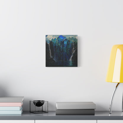 The Starlit Falls Canvas Print