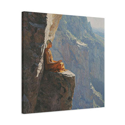 Balance of the Cliff Canvas Print