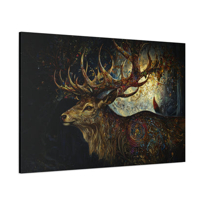 Stag of Yore Canvas Print