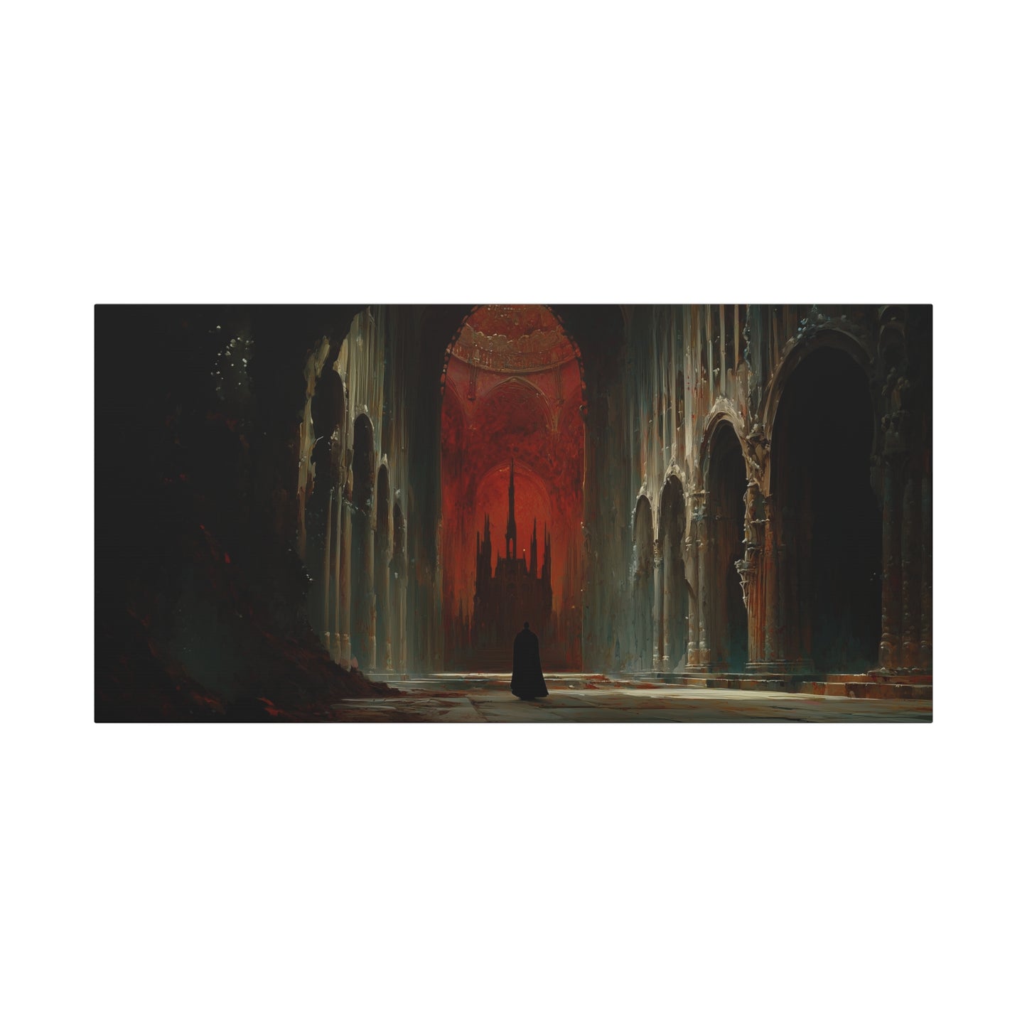 The Crimson Vault Canvas Print