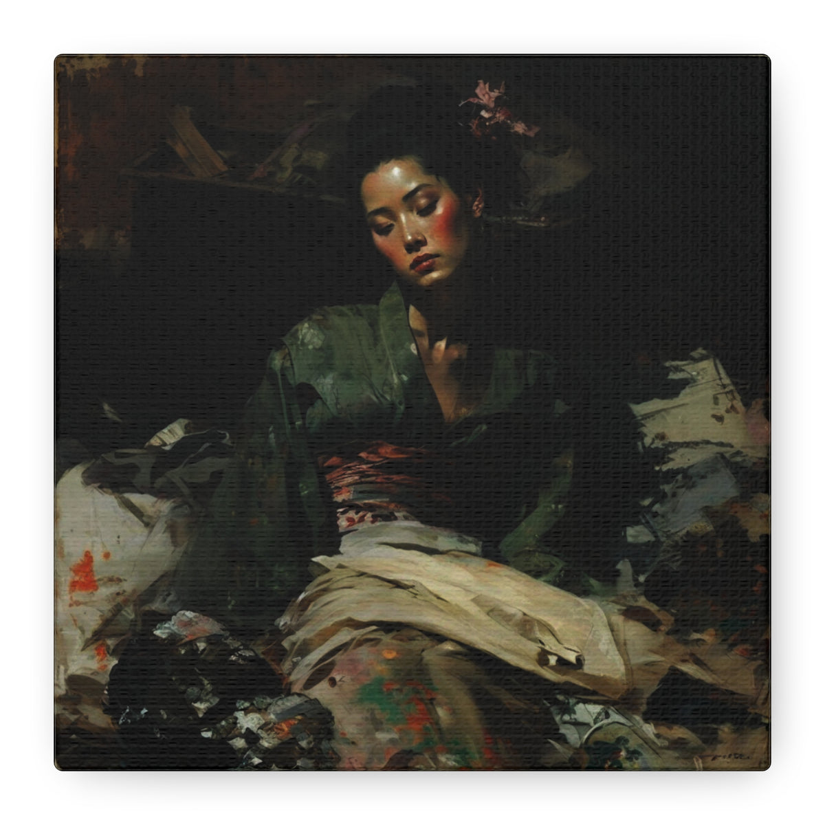 The Still Night Canvas Print