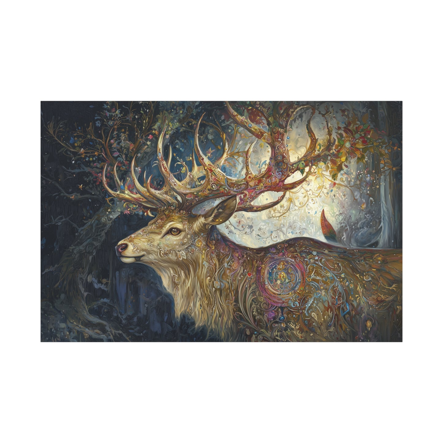 Stag of Eldamar Canvas Print