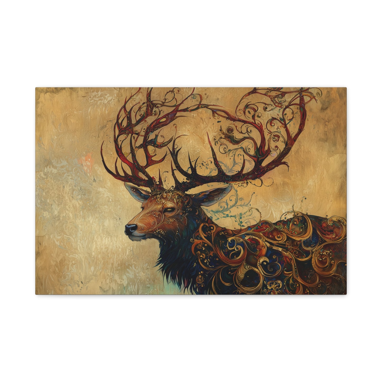 The Ancient Stag Canvas Print