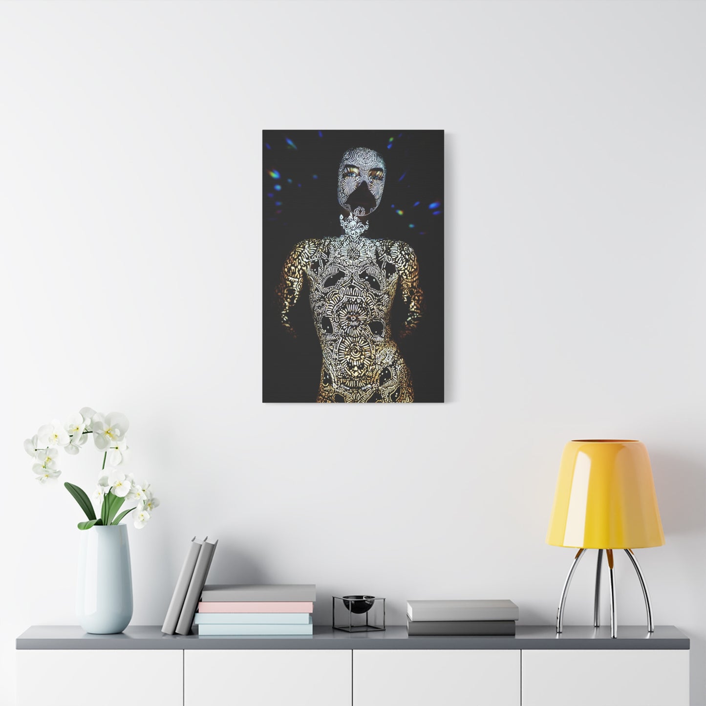 The Lurking Glyphs Canvas Print