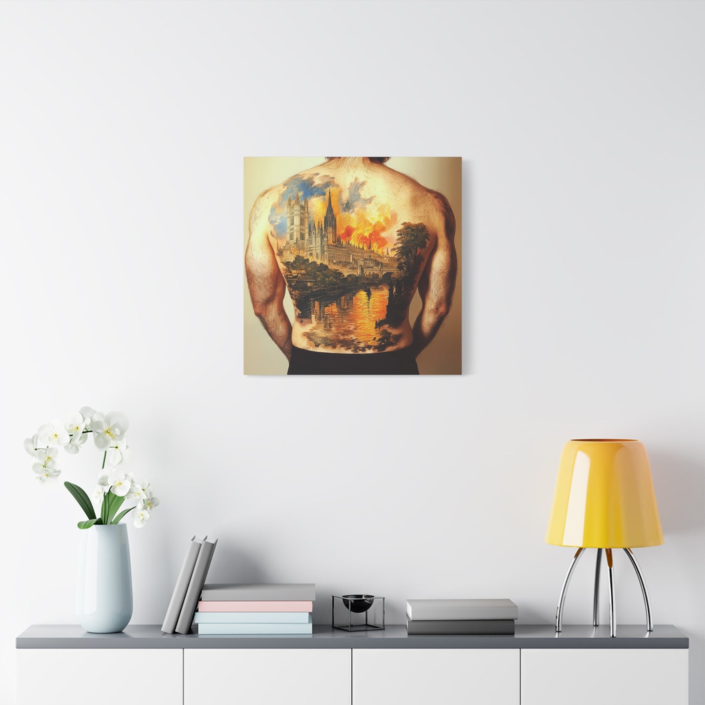 Embered Reflections Canvas Print