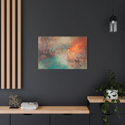 The Dreaming Forest Canvas Print