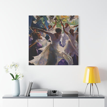 Reaching for the Infinite Canvas Print