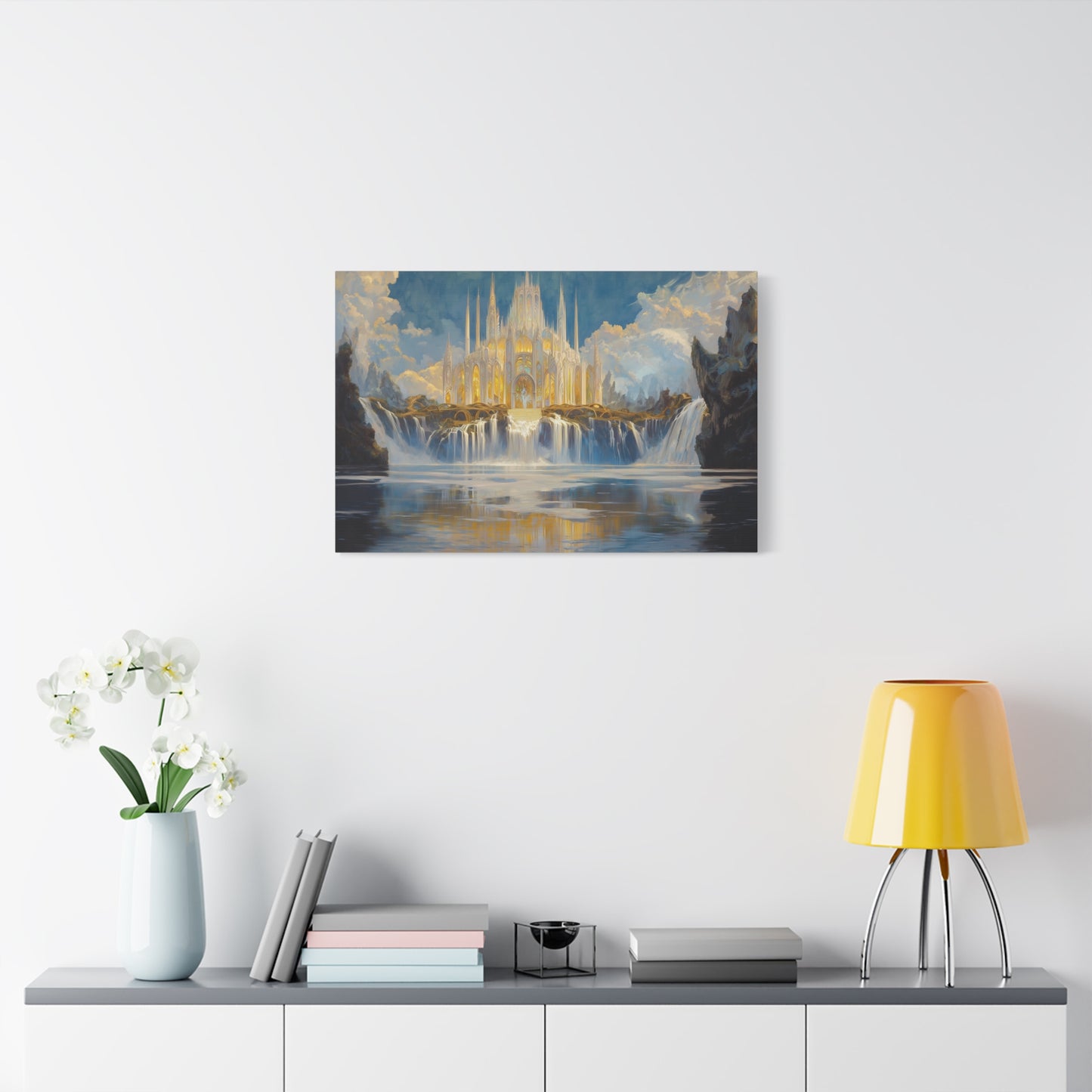 Golden Fortress Canvas Print