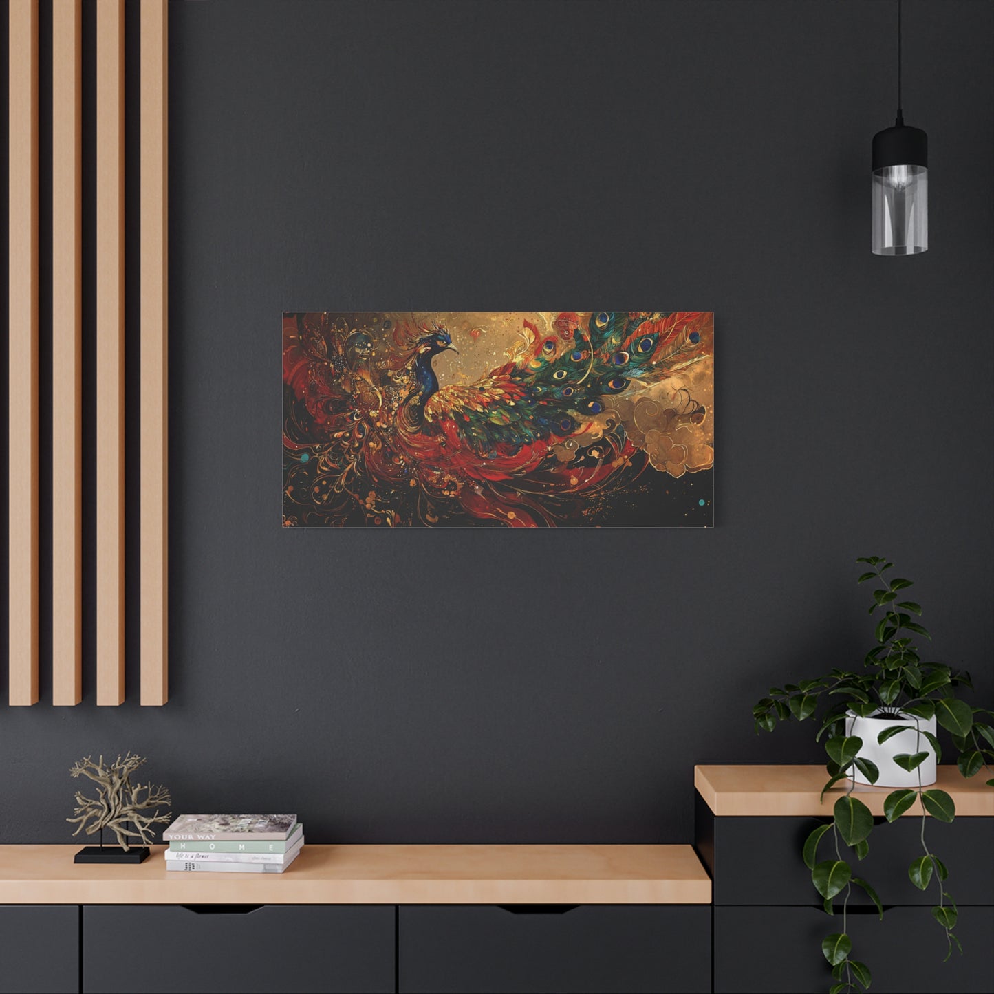 Rise of Flame Canvas Print