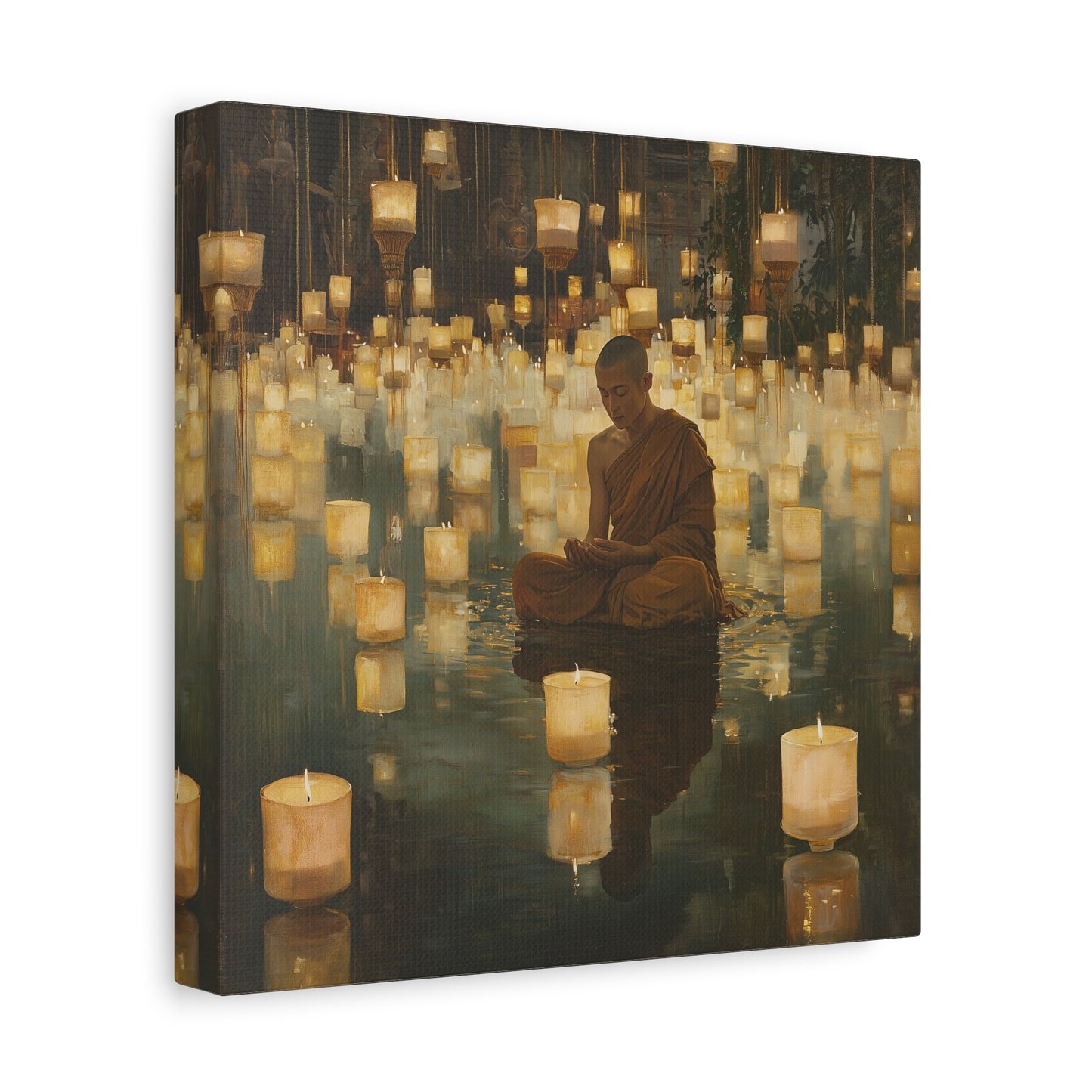 Quiet Candles Commune Canvas Print