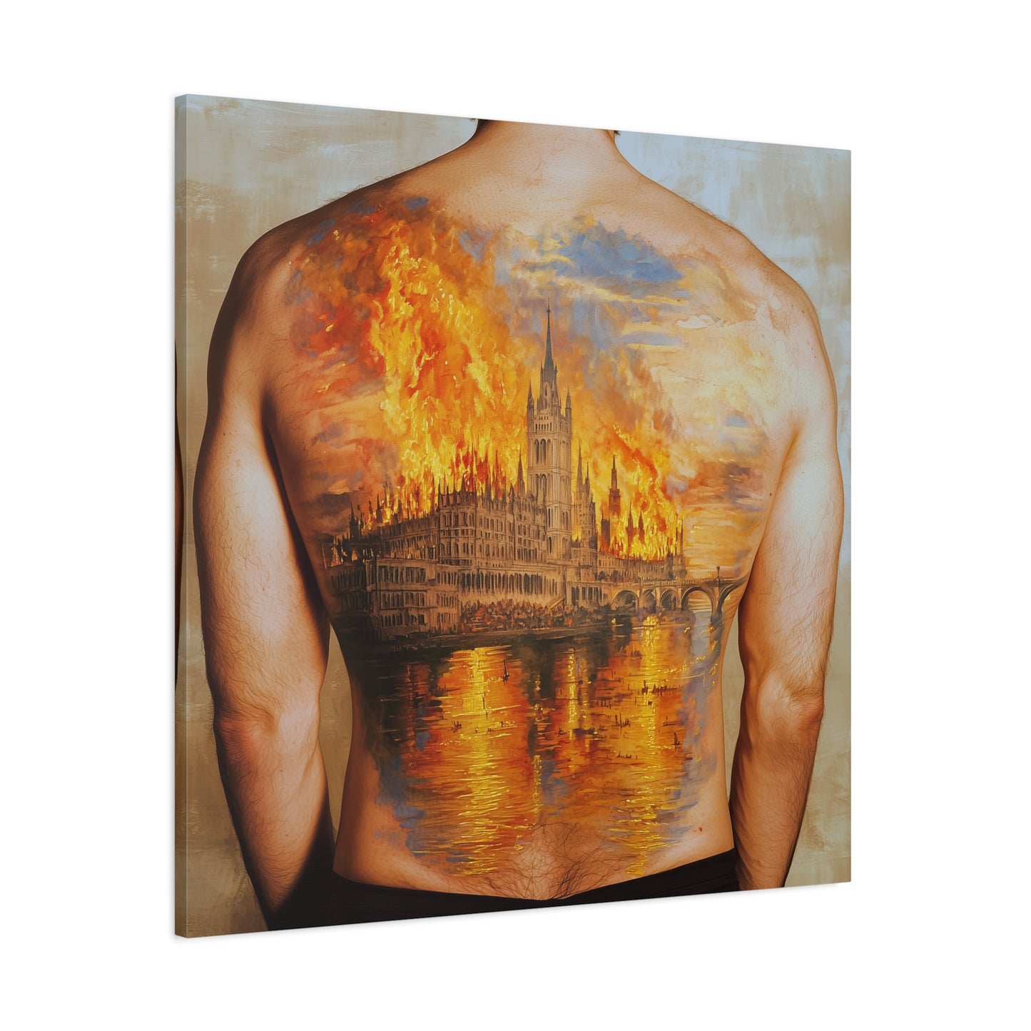 The Burning Dream Canvas Print