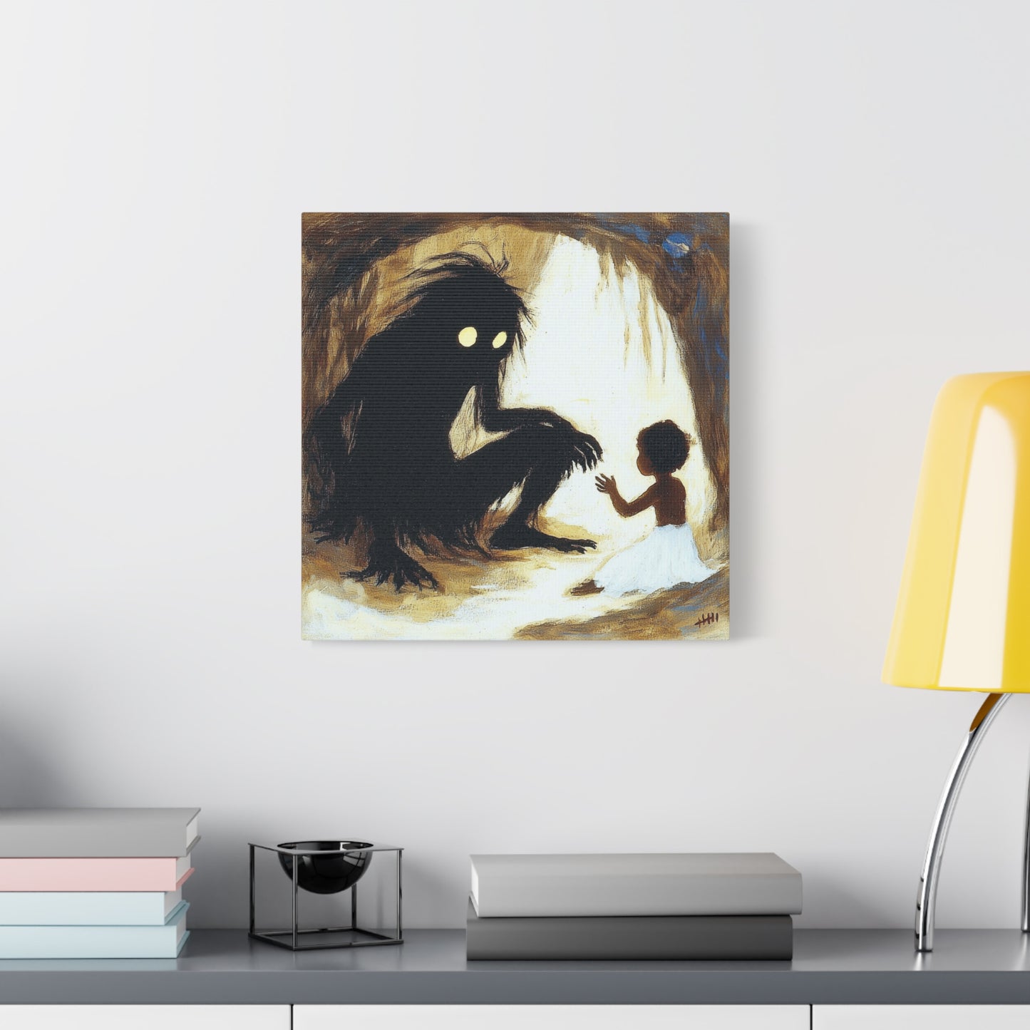 Dark Encounter Canvas Print