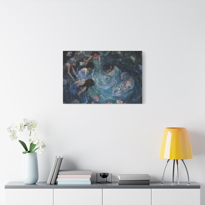 Ripples of Life Canvas Print