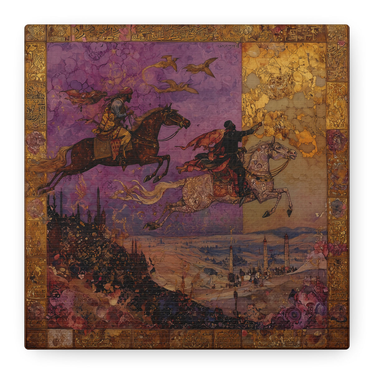 Riders of the Dreamscape Canvas Print