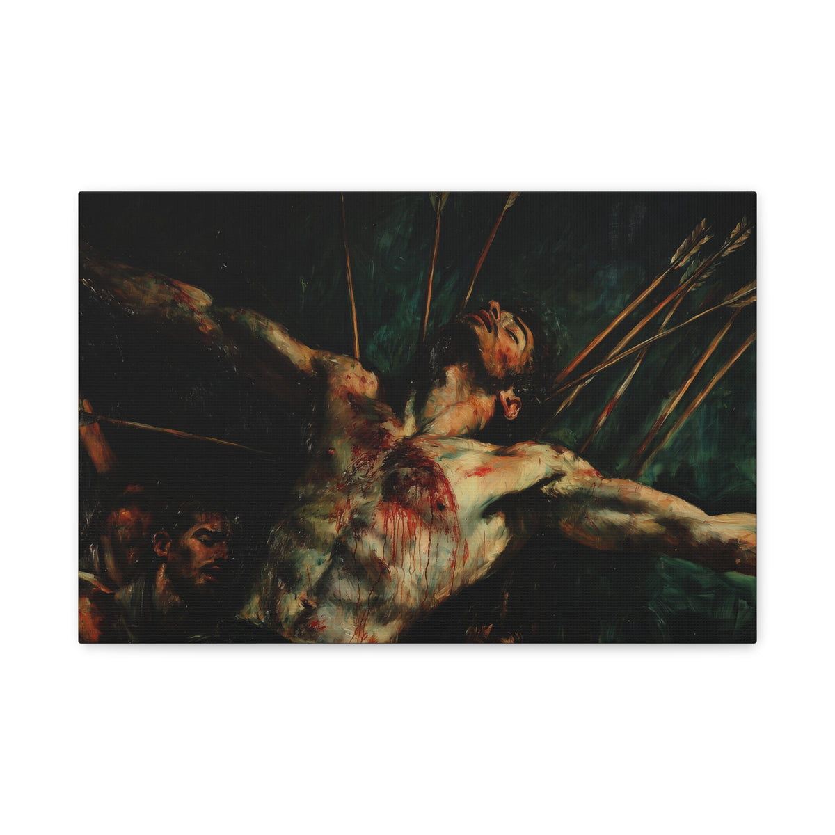 The Silent Agony Canvas Print