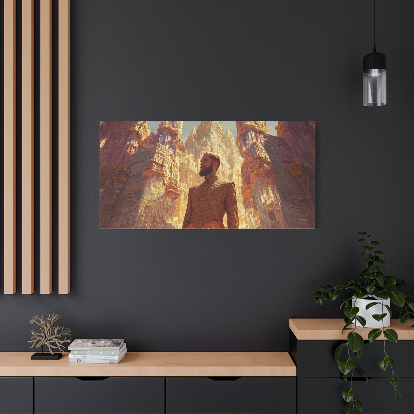 Golden Solitude Canvas Print