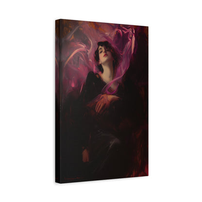 In Scarlet Silence Canvas Print