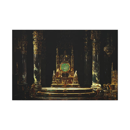 Throne of the Unfathomable Canvas Print