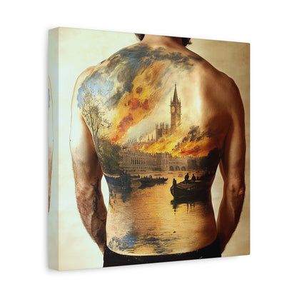 A Blaze Within Canvas Print