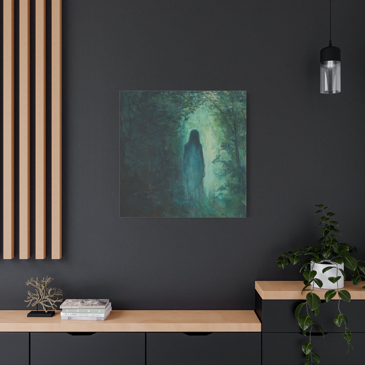 The Haunting Veil Canvas Print