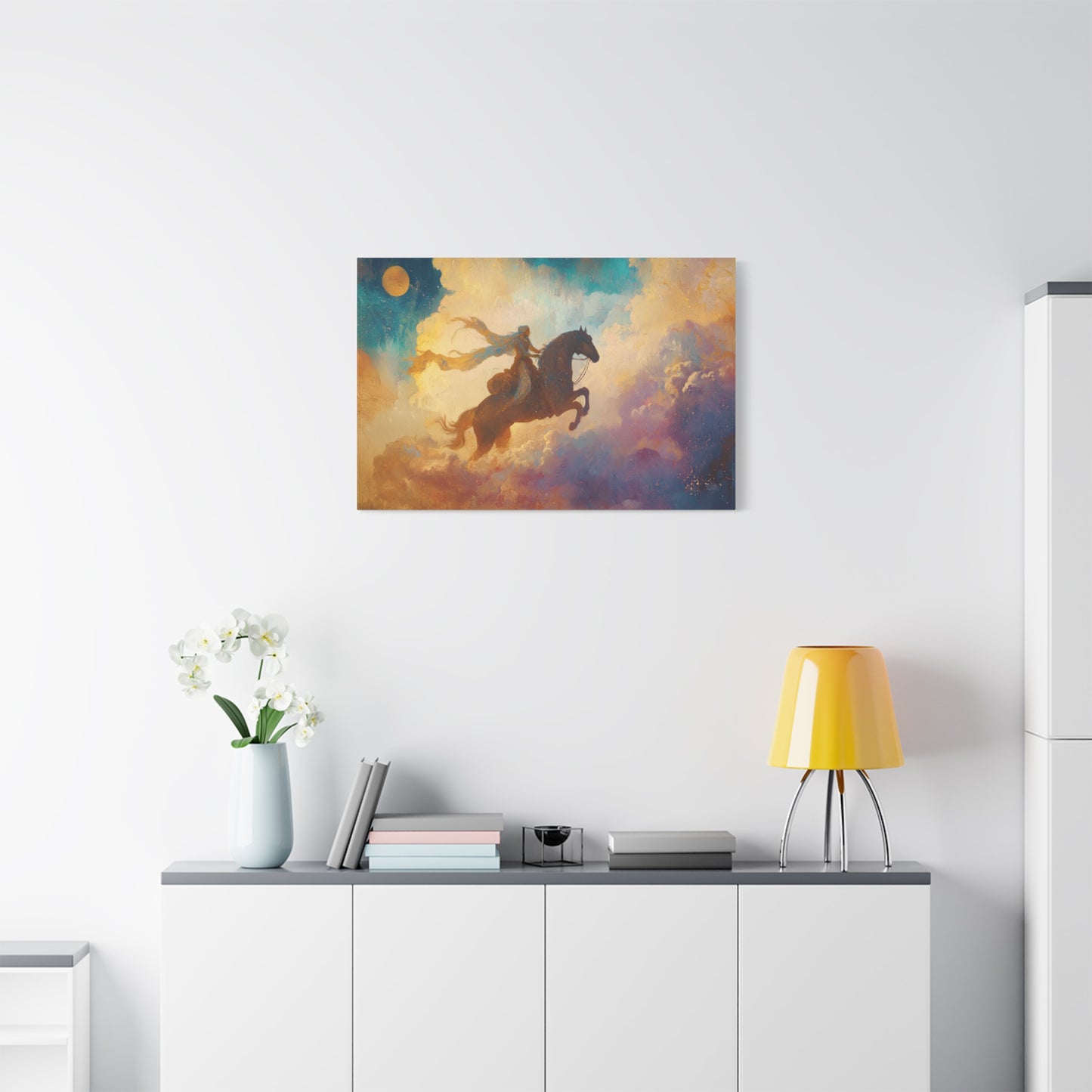 Ride to Dawn Canvas Print