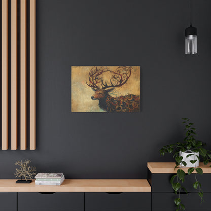 The Ancient Stag Canvas Print