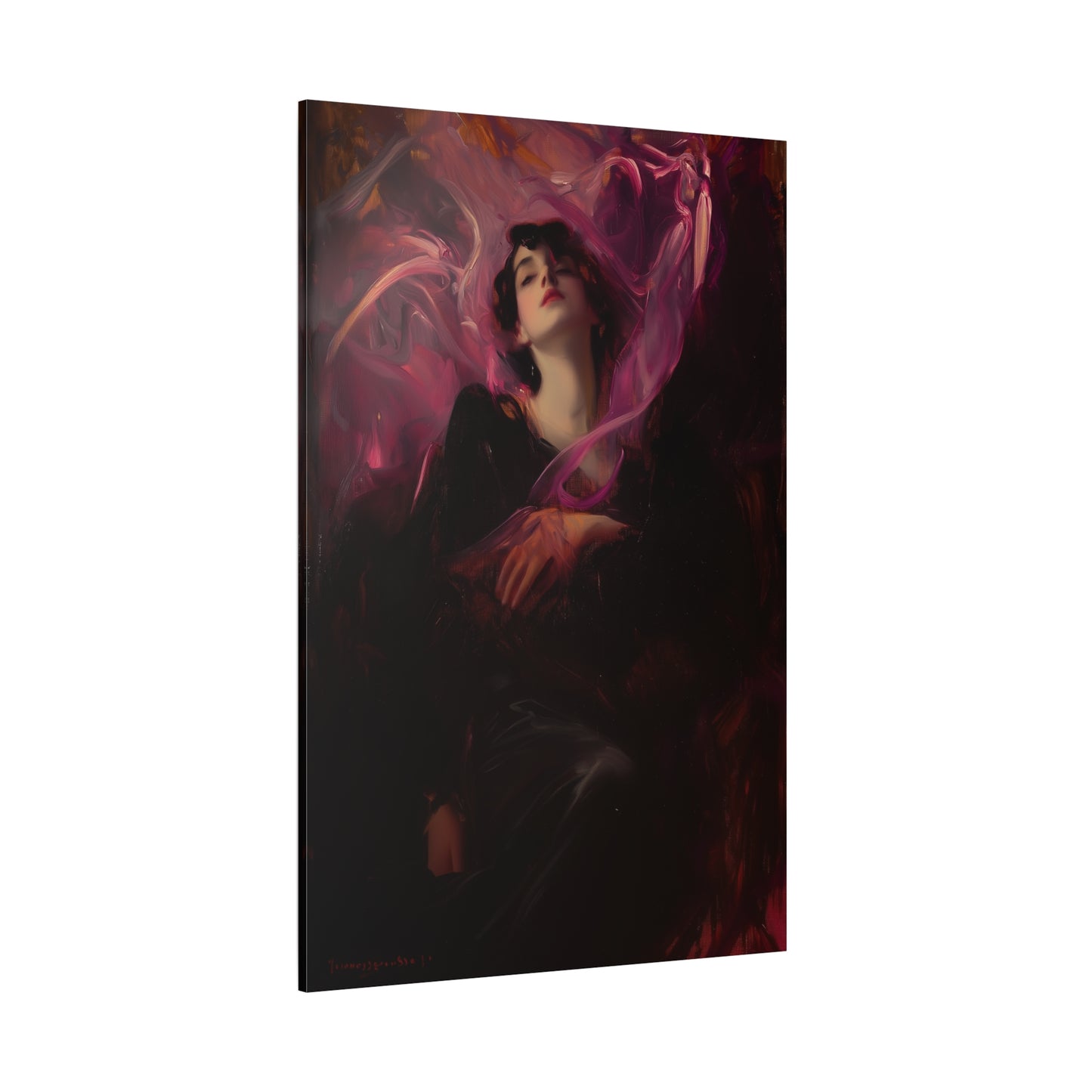 In Scarlet Silence Canvas Print