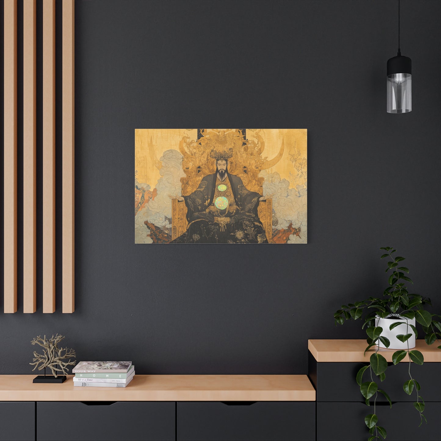 Crowned in Silence Canvas Print