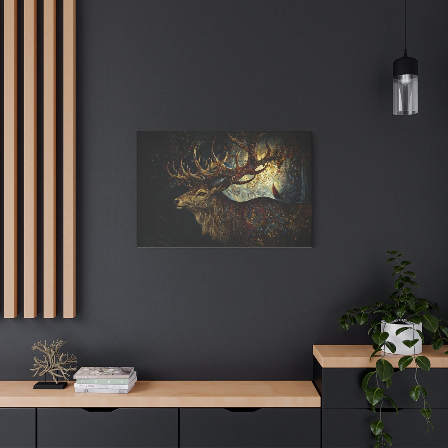 Stag of Yore Canvas Print