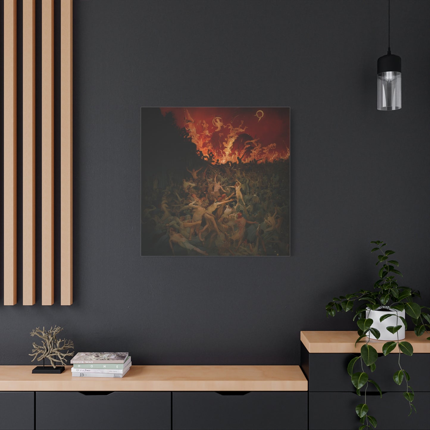 The Frantic Wail Canvas Print