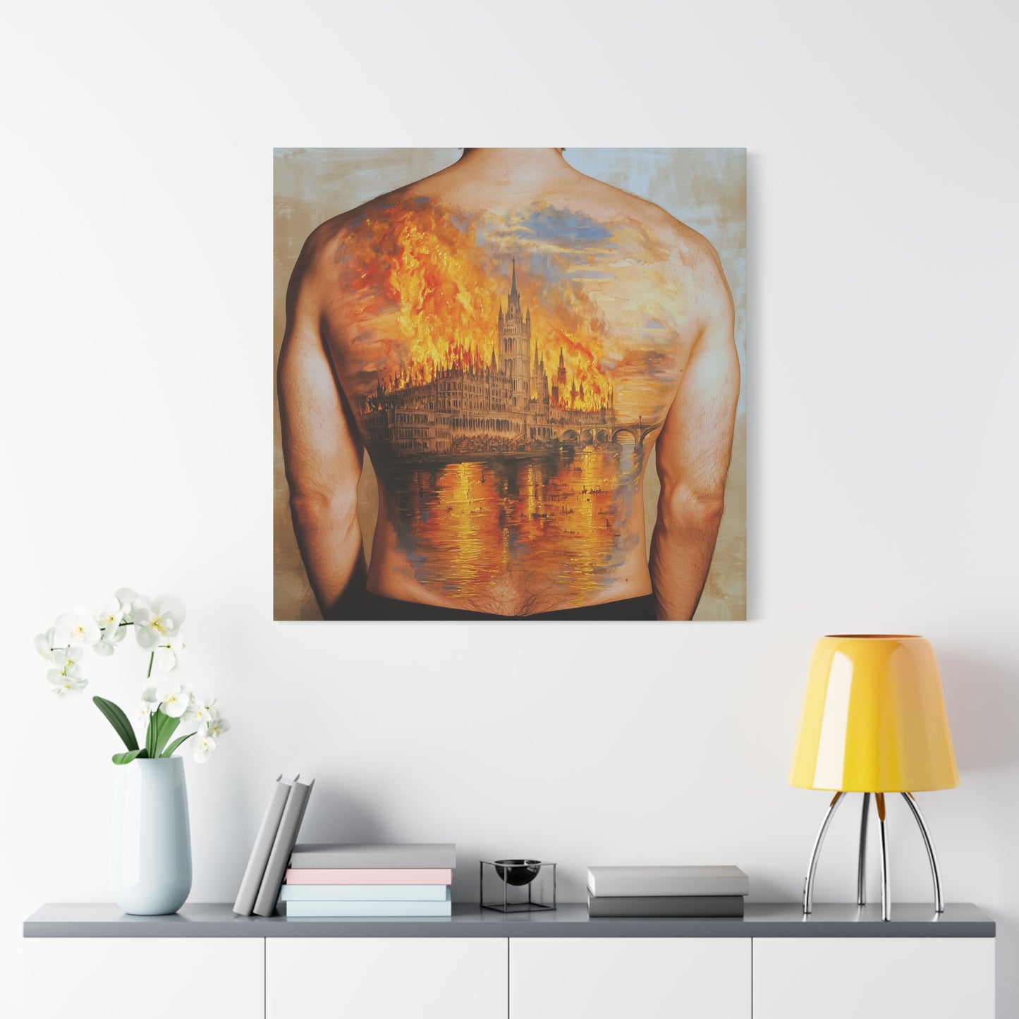 The Burning Dream Canvas Print