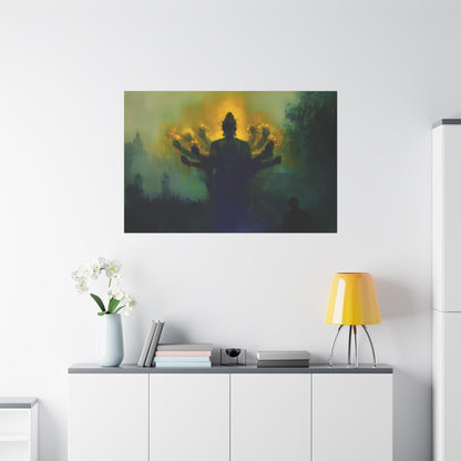 The Dreaming Deity Canvas Print