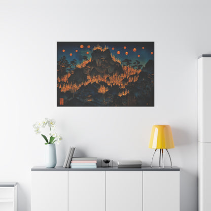 Where Candles Whisper Canvas Print