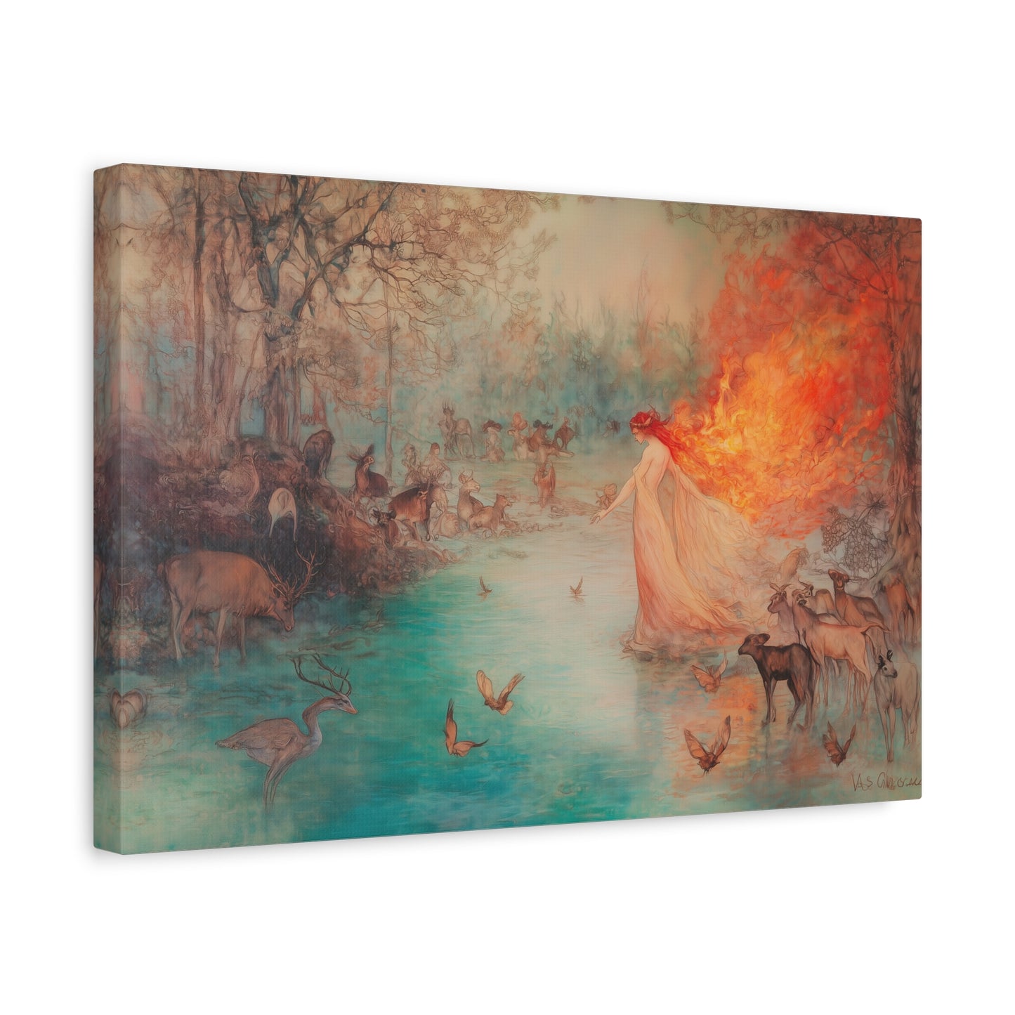 The Dreaming Forest Canvas Print