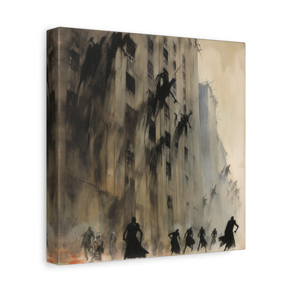 Stark Descent Canvas Print