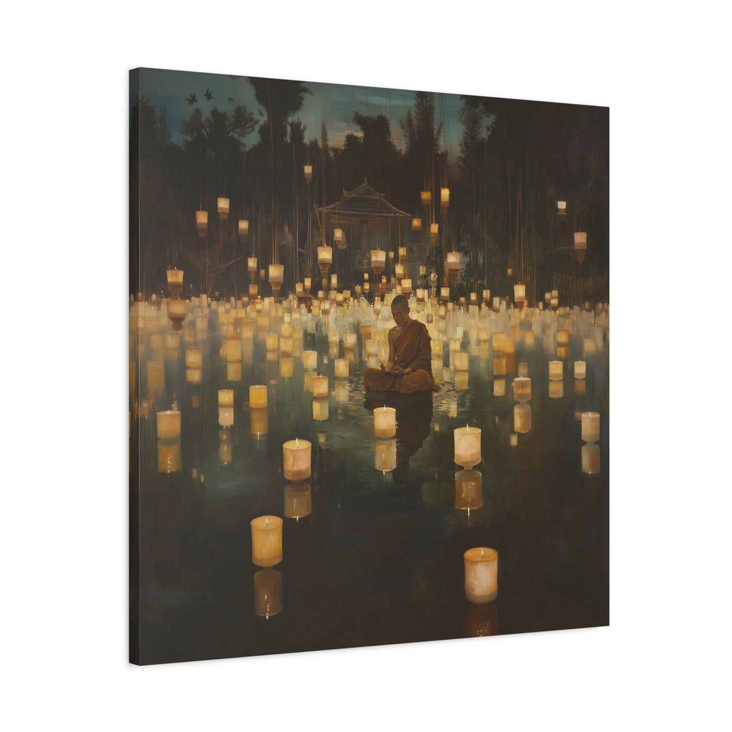 Silent Flames Canvas Print