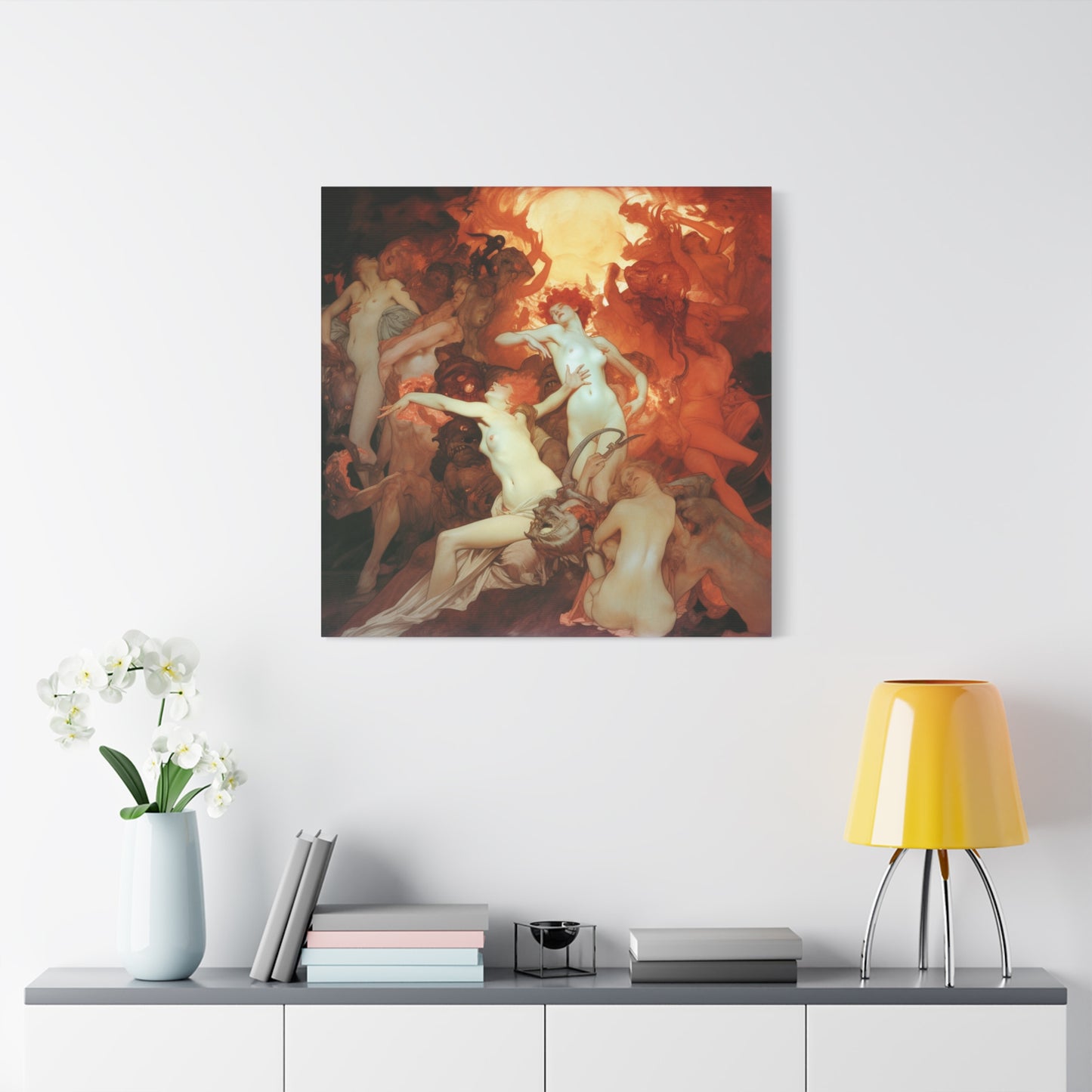 Dance of Shadows Canvas Print